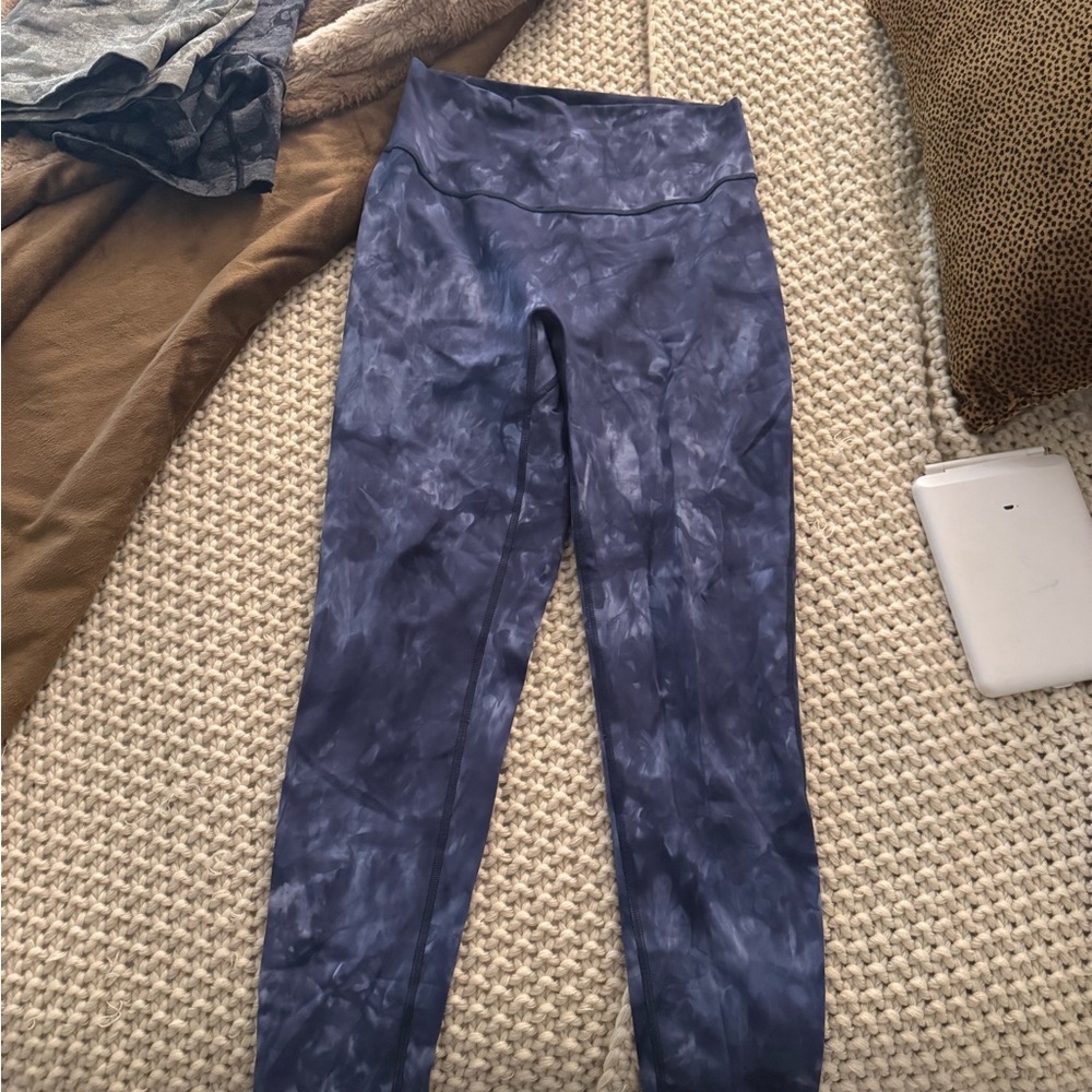 Gymshark Legacy Blue Diamond-Dye Leggings